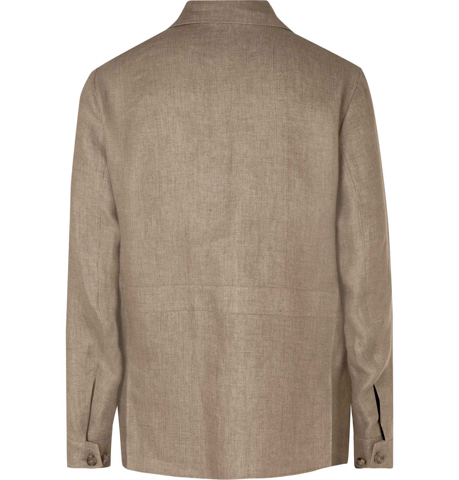 Linen-Blend Field Jacket - 2