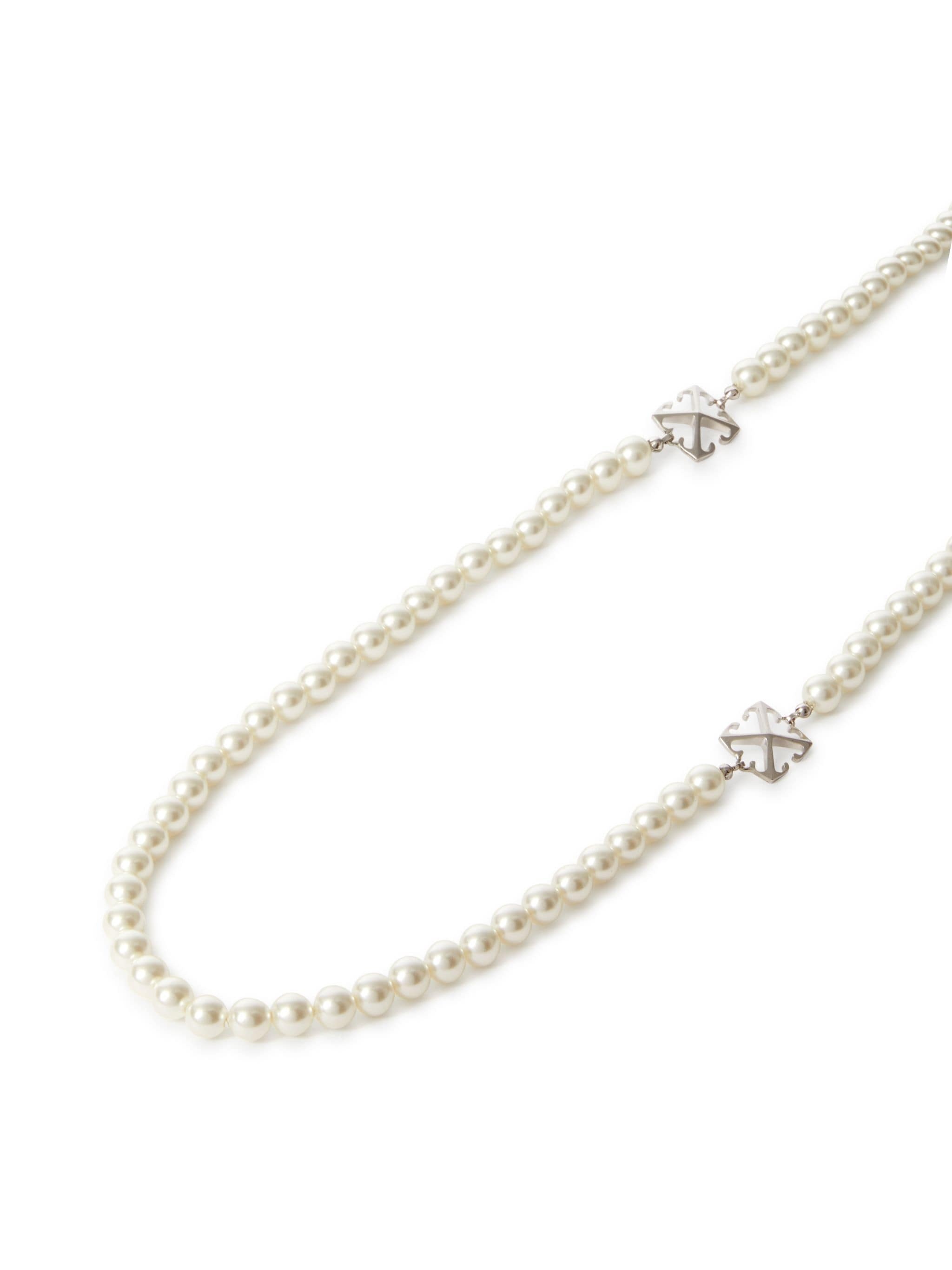 Necklace W/ Pearls And Arrows - 1