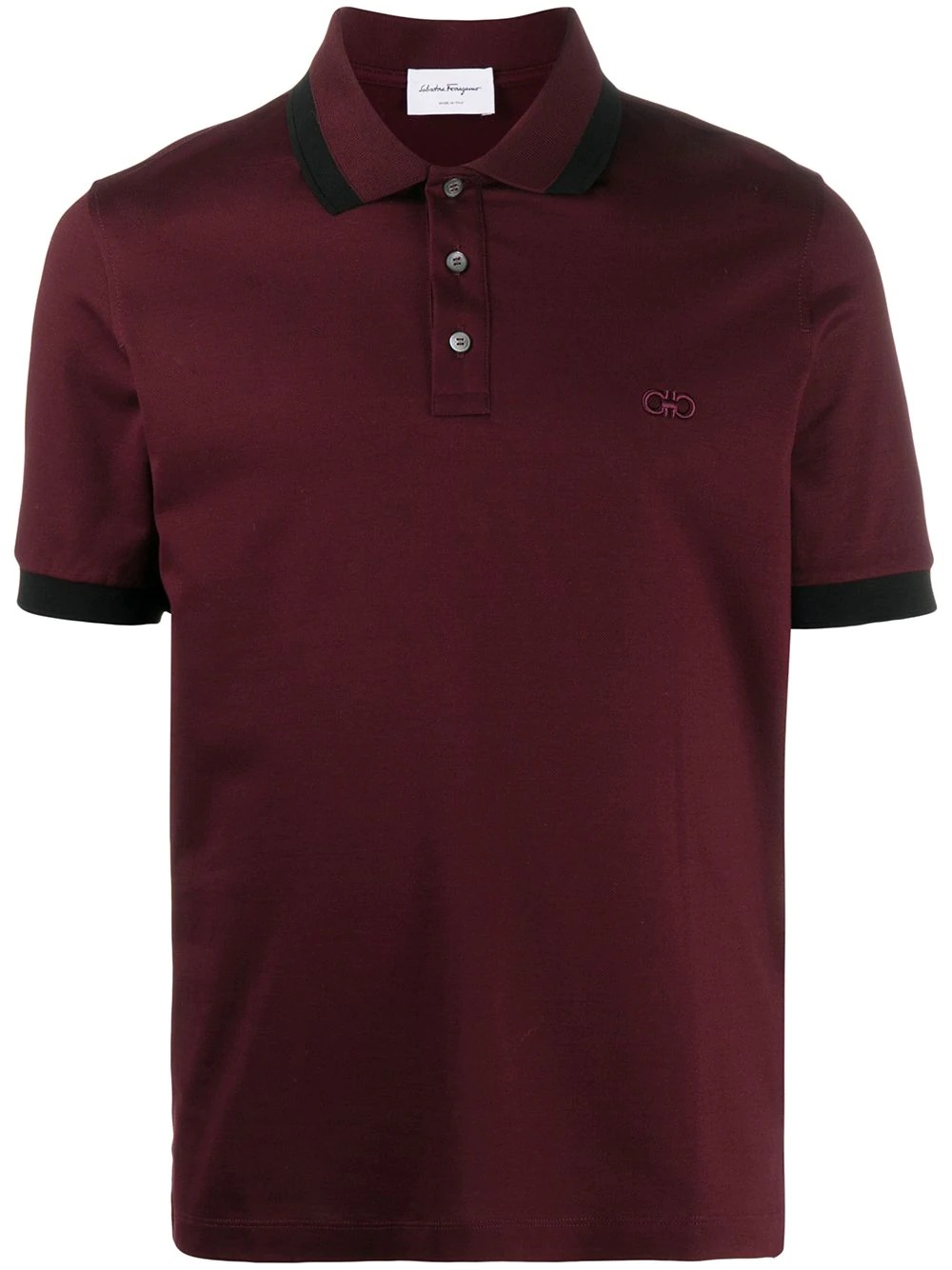 Gancini short-sleeve polo shirt - 1