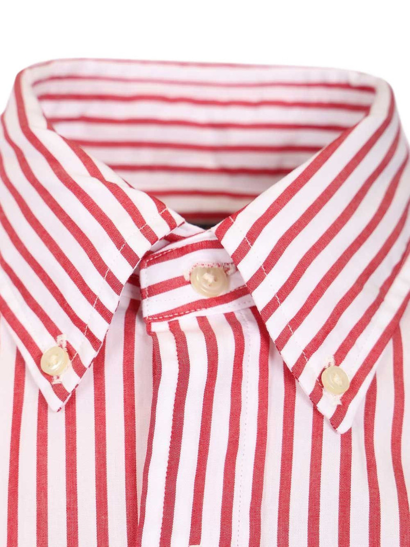 striped custom-fit cotton shirt 5