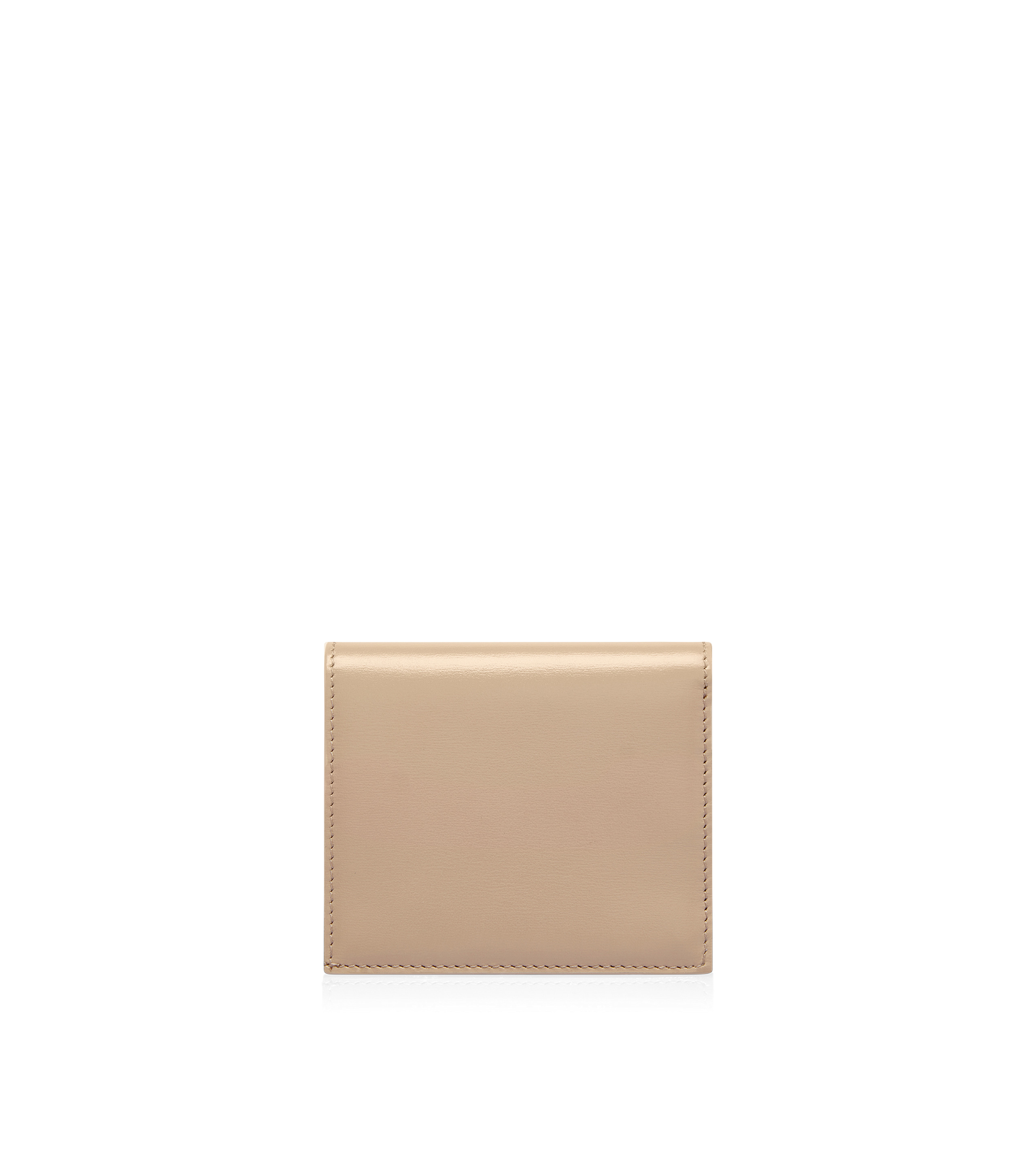PALMELLATO-EFFECT LEATHER COMPACT WALLET - 2