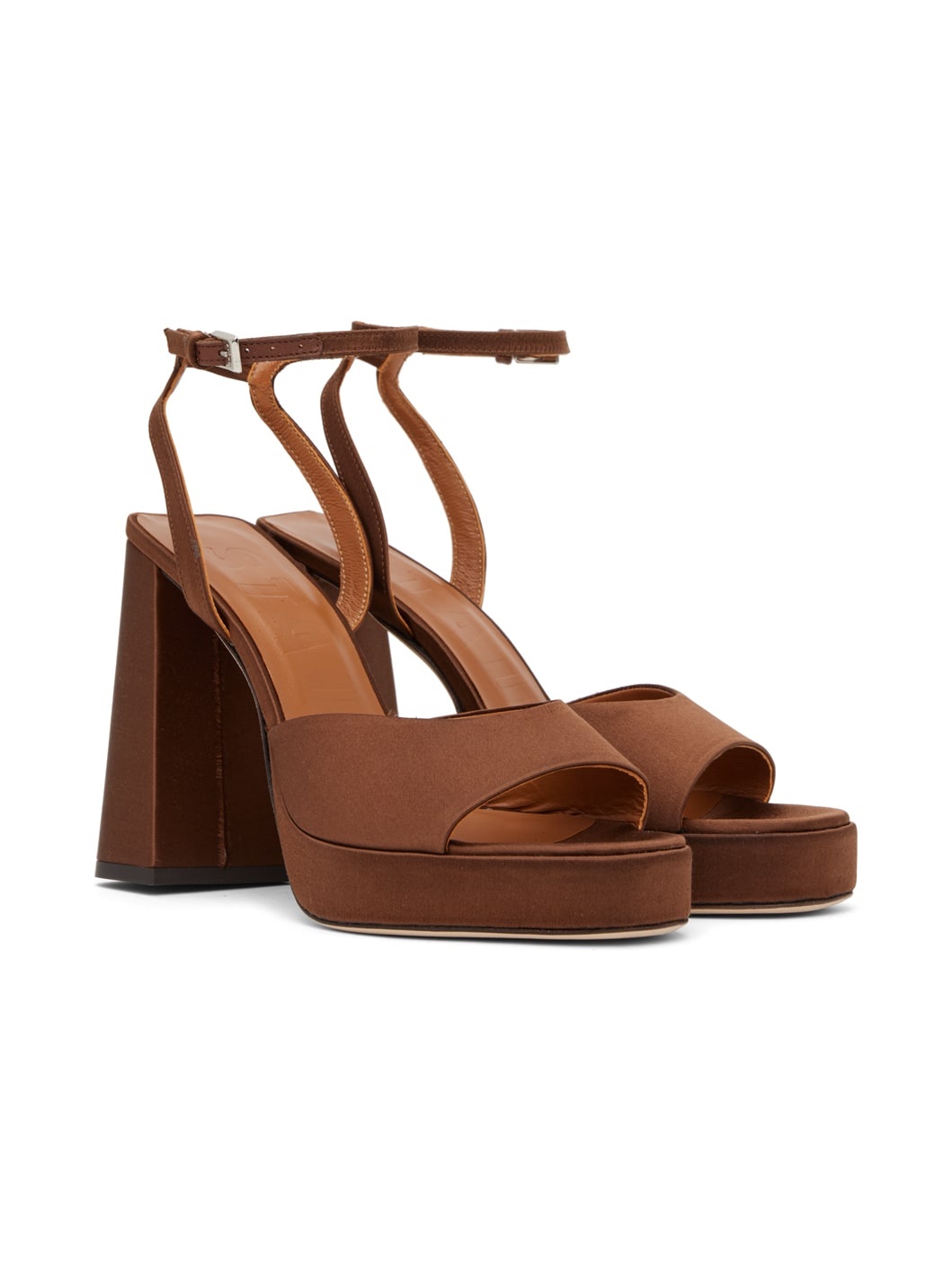 Brown Solange Heeled Sandals - 4