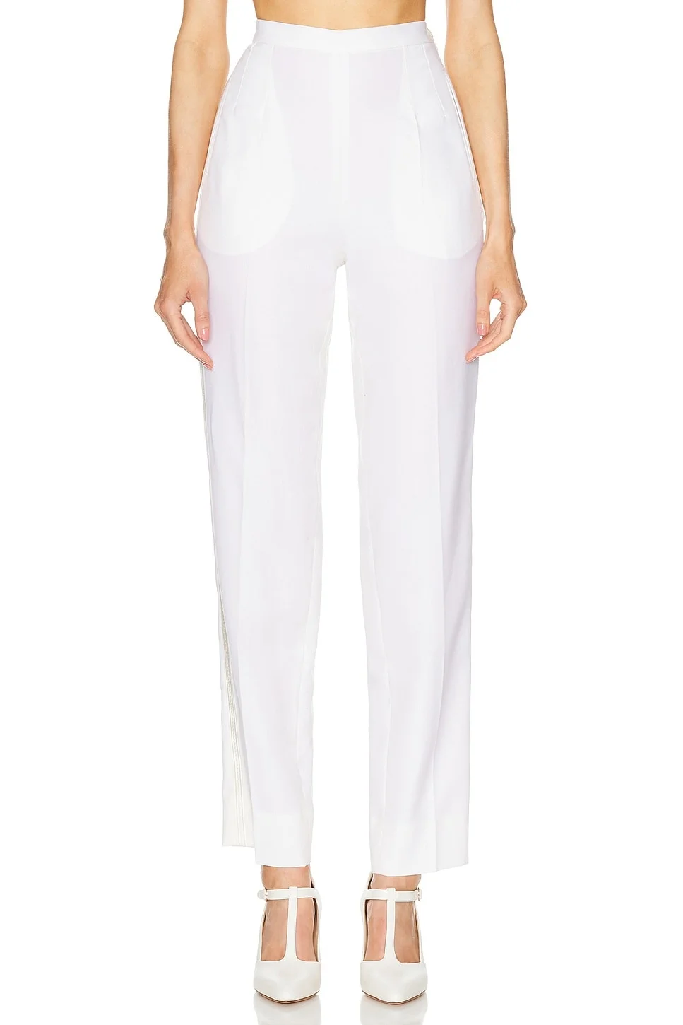 Mohair Hall Tuxedo Trouser - 1
