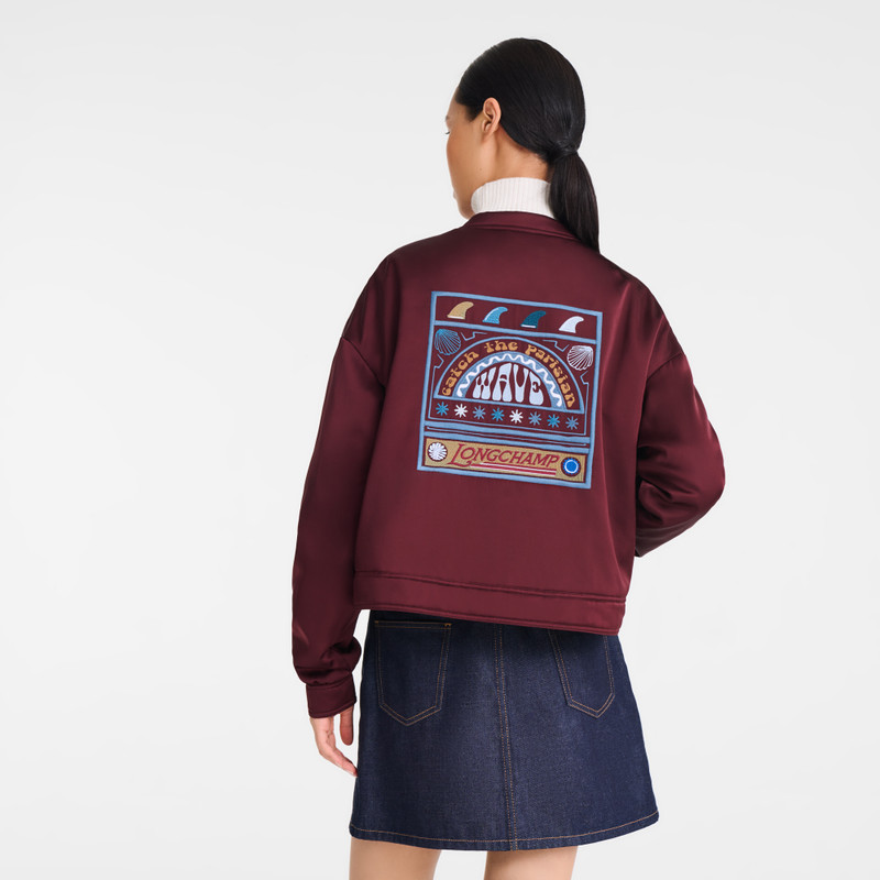 Jacket Burgundy - Satin 3