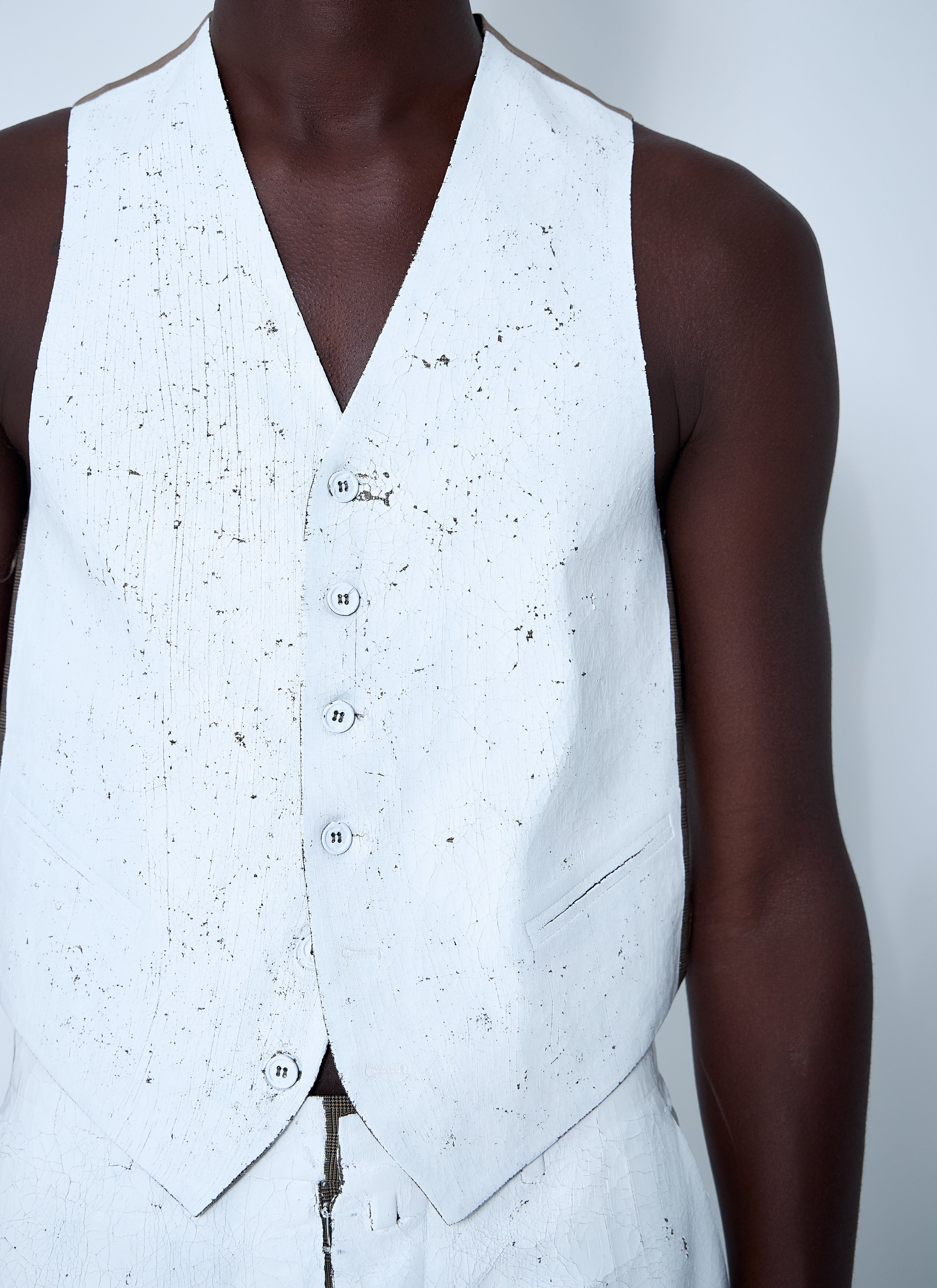 Half Painted Vest - 5
