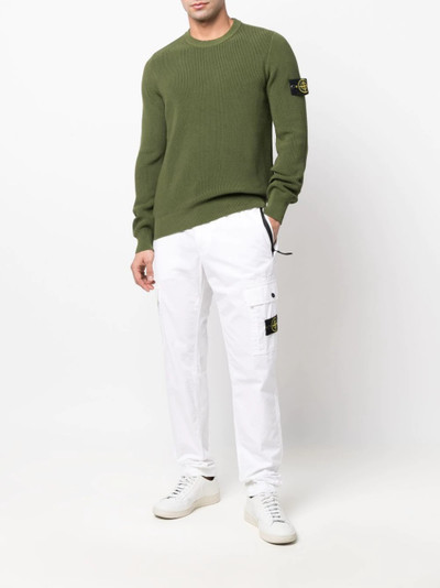 Stone Island Compass-patch cargo trousers outlook