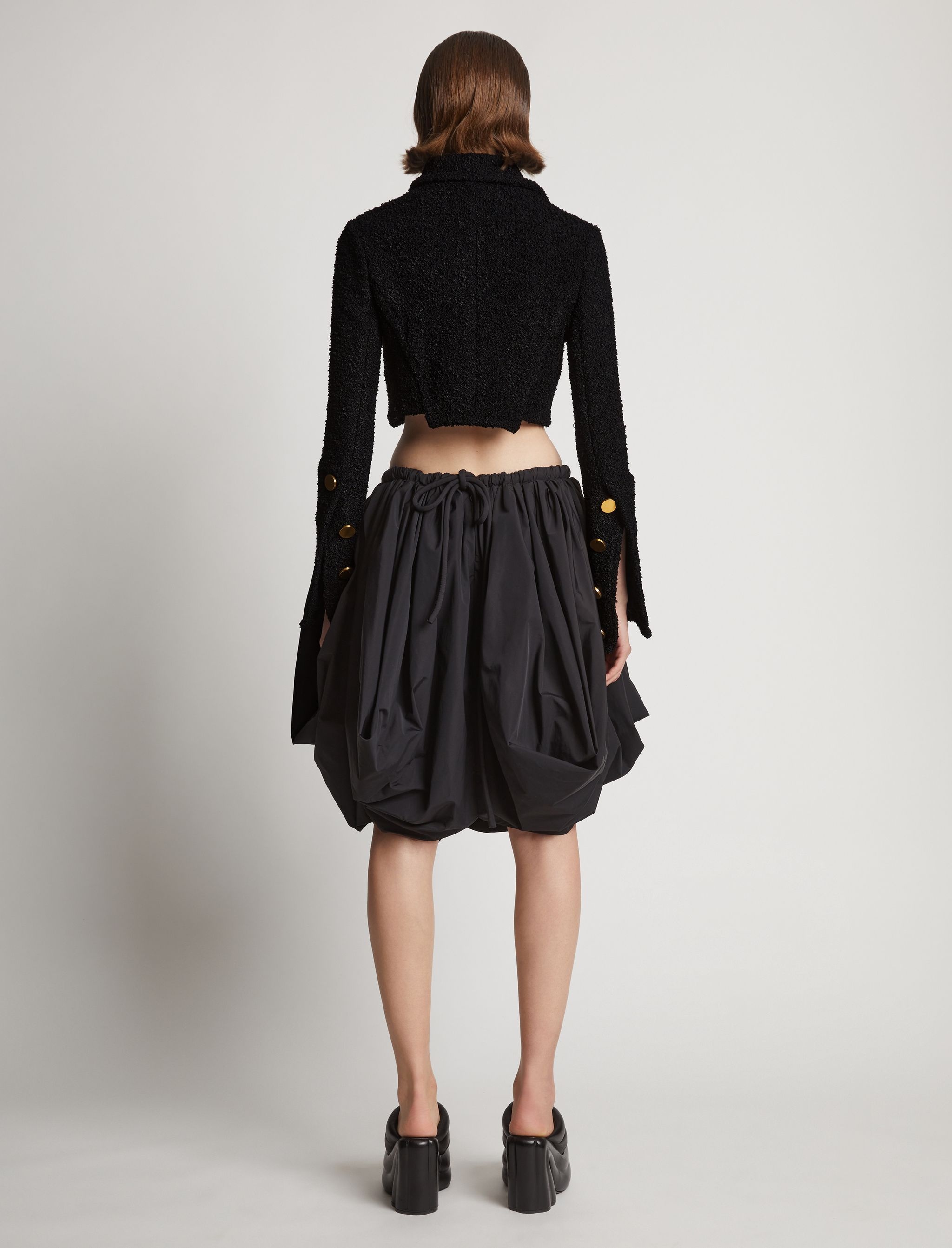Stretch Boucle Crop Jacket - 5
