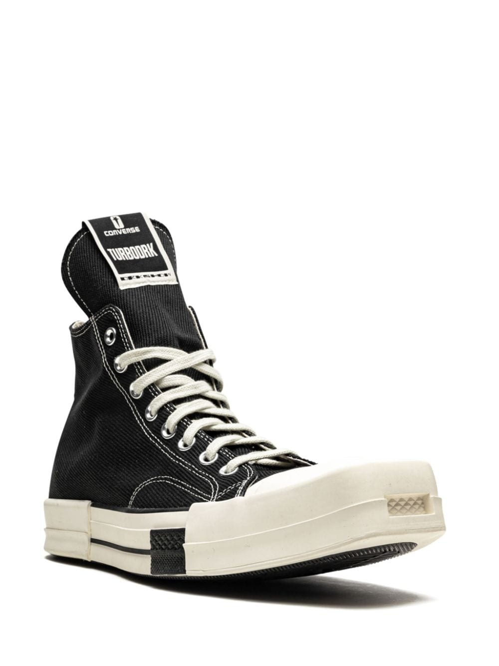 x Rick Ownes TURBODRK Chuck 70 "Black/Egret/White" sneakers - 2
