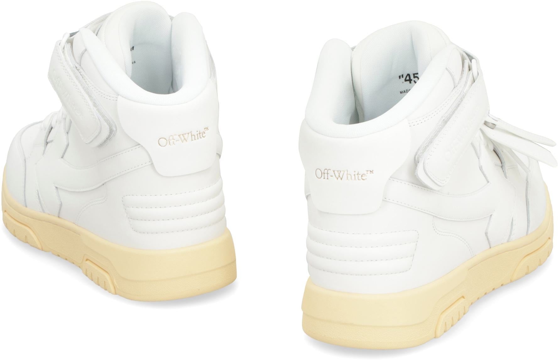 OFF-WHITE OUT OF OFFICE HIGH-TOP SNEAKERS - 4