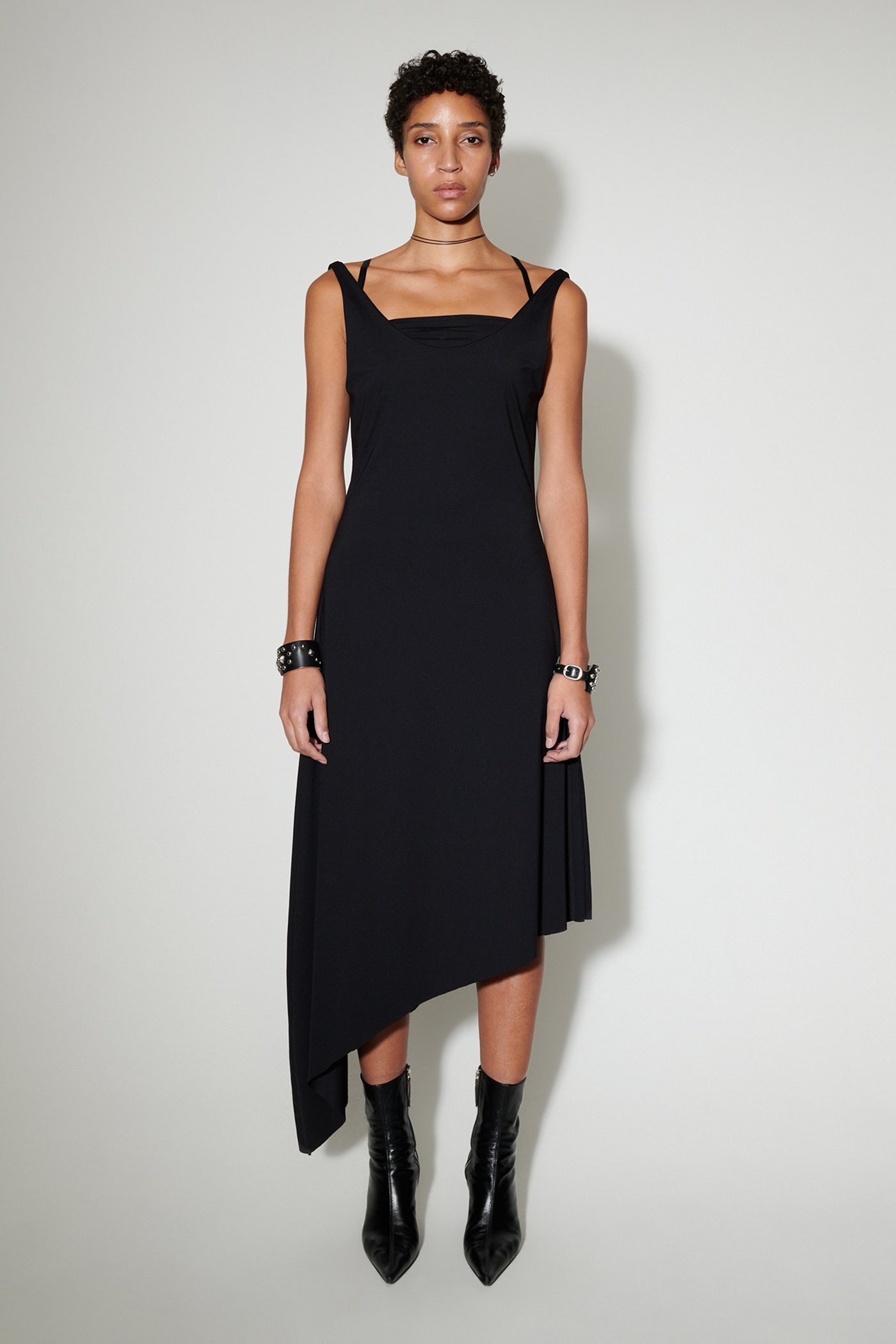 Our Legacy Envelope Heel Top Dyed Black Leather | REVERSIBLE