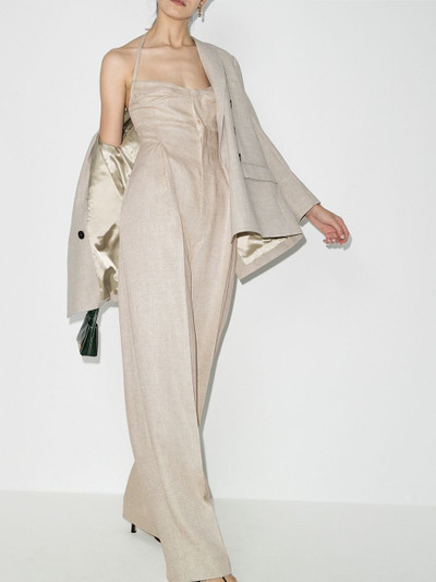 JACQUEMUS Loya wide leg jumpsuit outlook