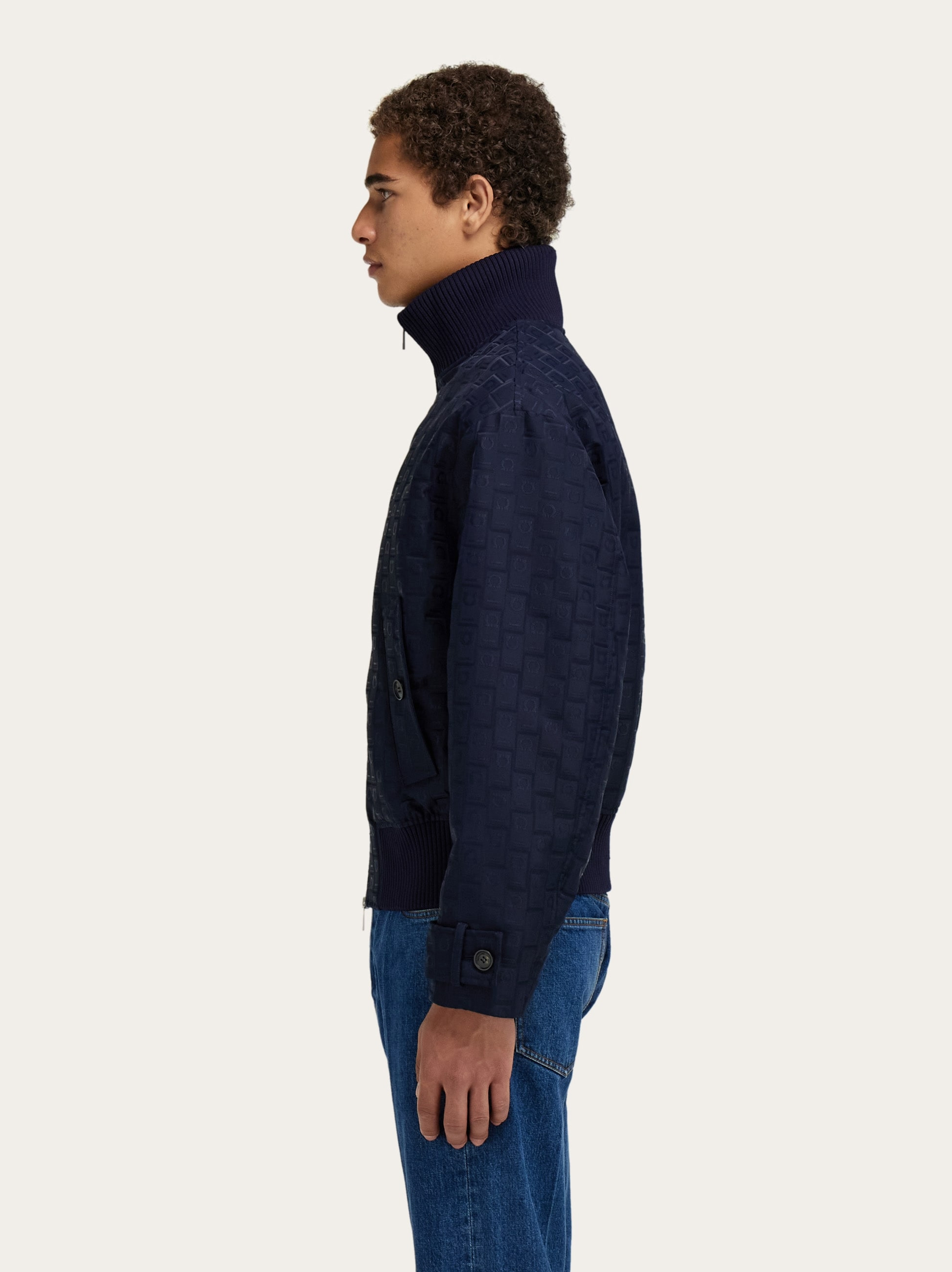 Blouson in Monogram nylon - 3