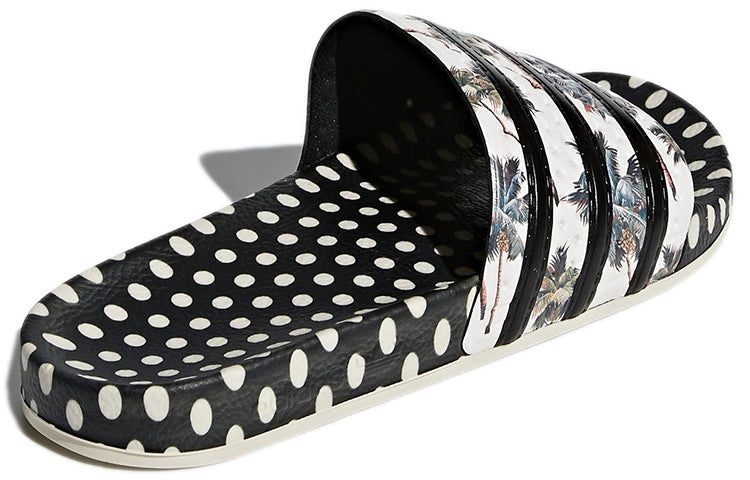 (WMNS) adidas Adilette Slide 'Black White Silver' CM8224 - 4