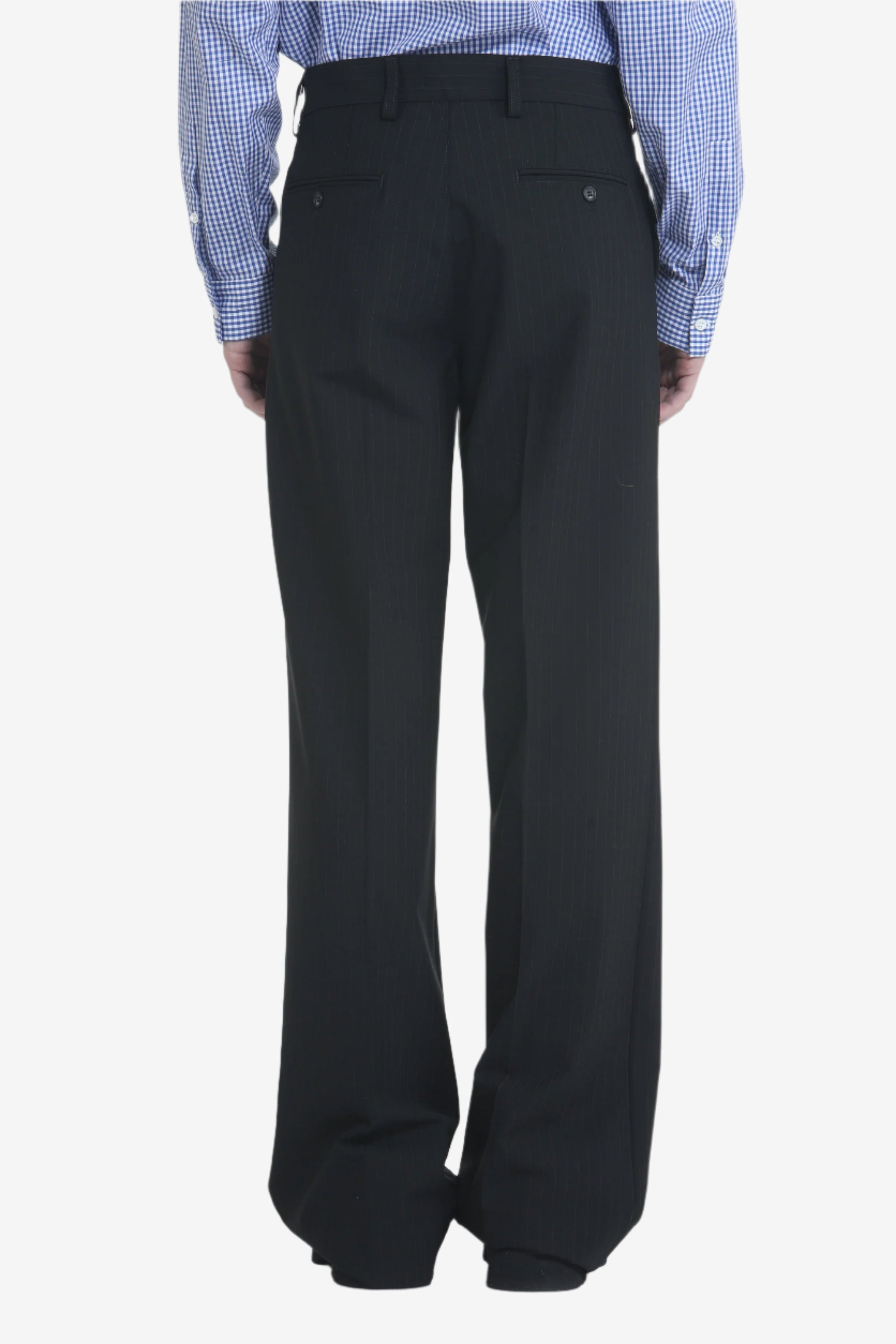 STRAIGHT FIT PINSTRIPED TROUSERS - 3