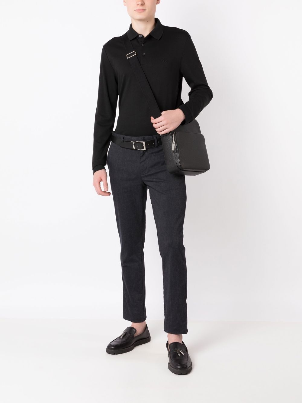 long-sleeved polo shirt - 2