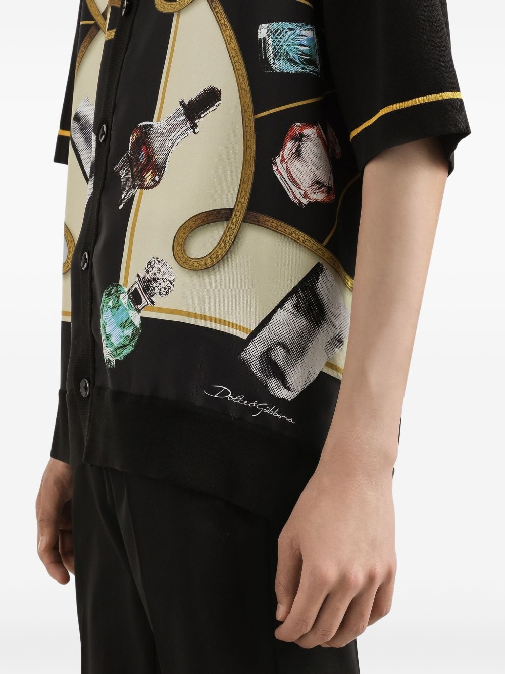graphic-print shirt - 5