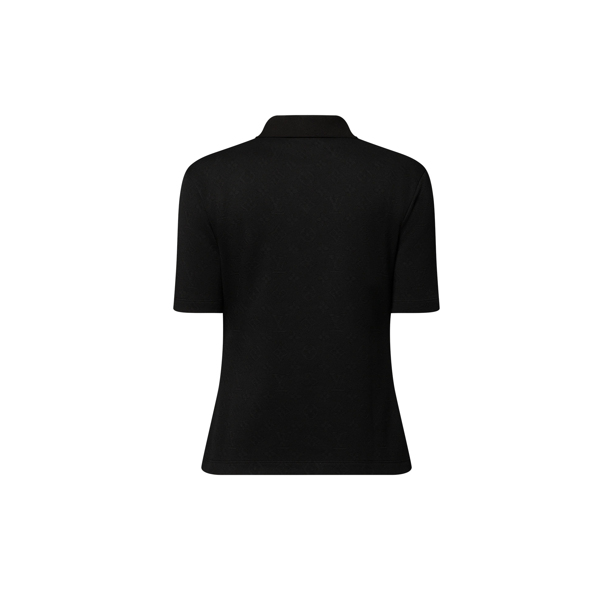 Monogram Piqué Polo Top - 2