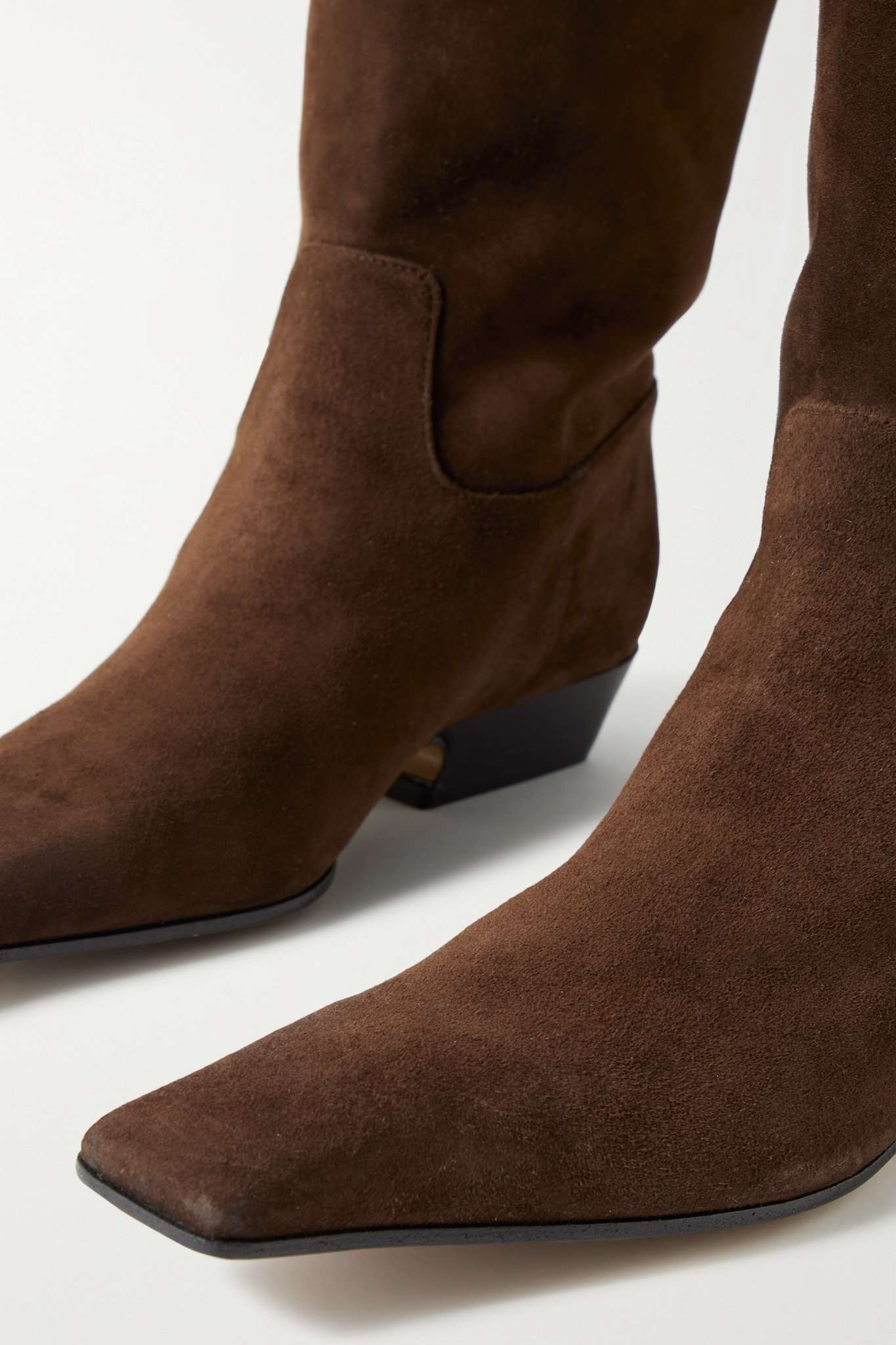 Marfa suede knee boots - 4