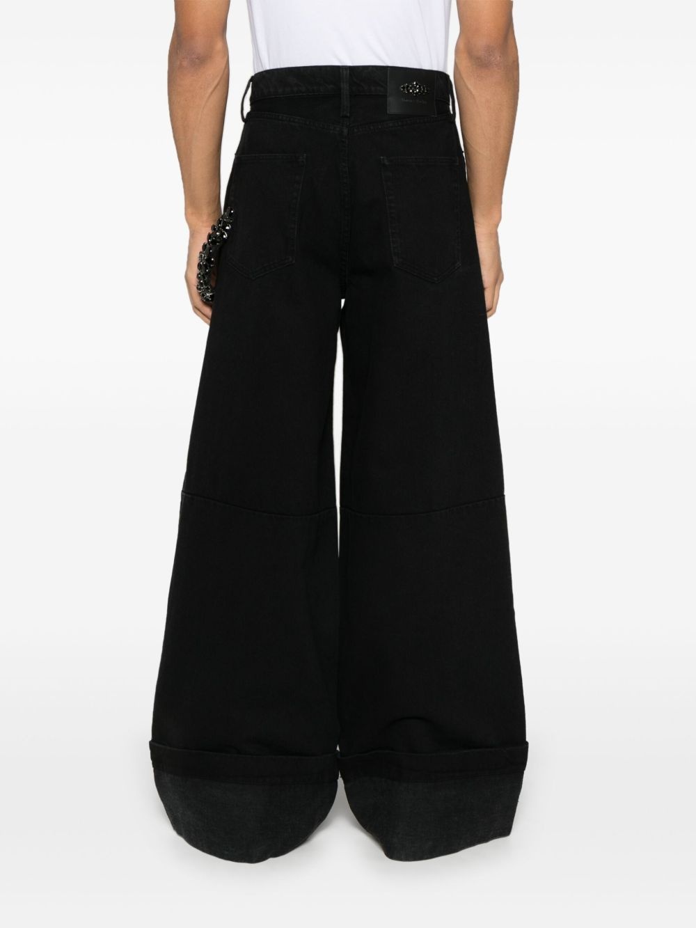 wide-leg jeans - 4