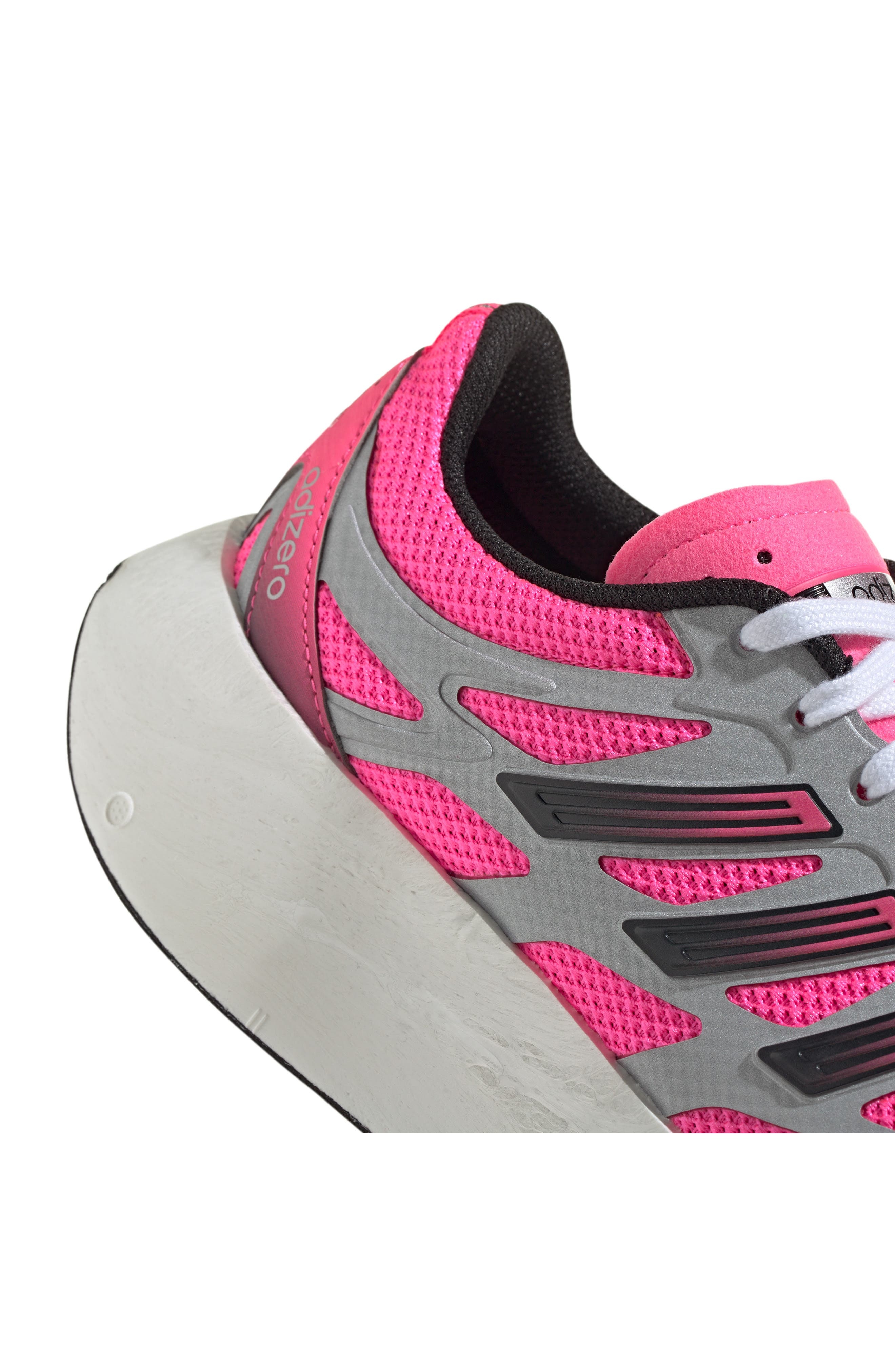 adidas Adizero Aruku Sneaker in Lucid Pink/Silver Met./Black at Nordstrom - 8