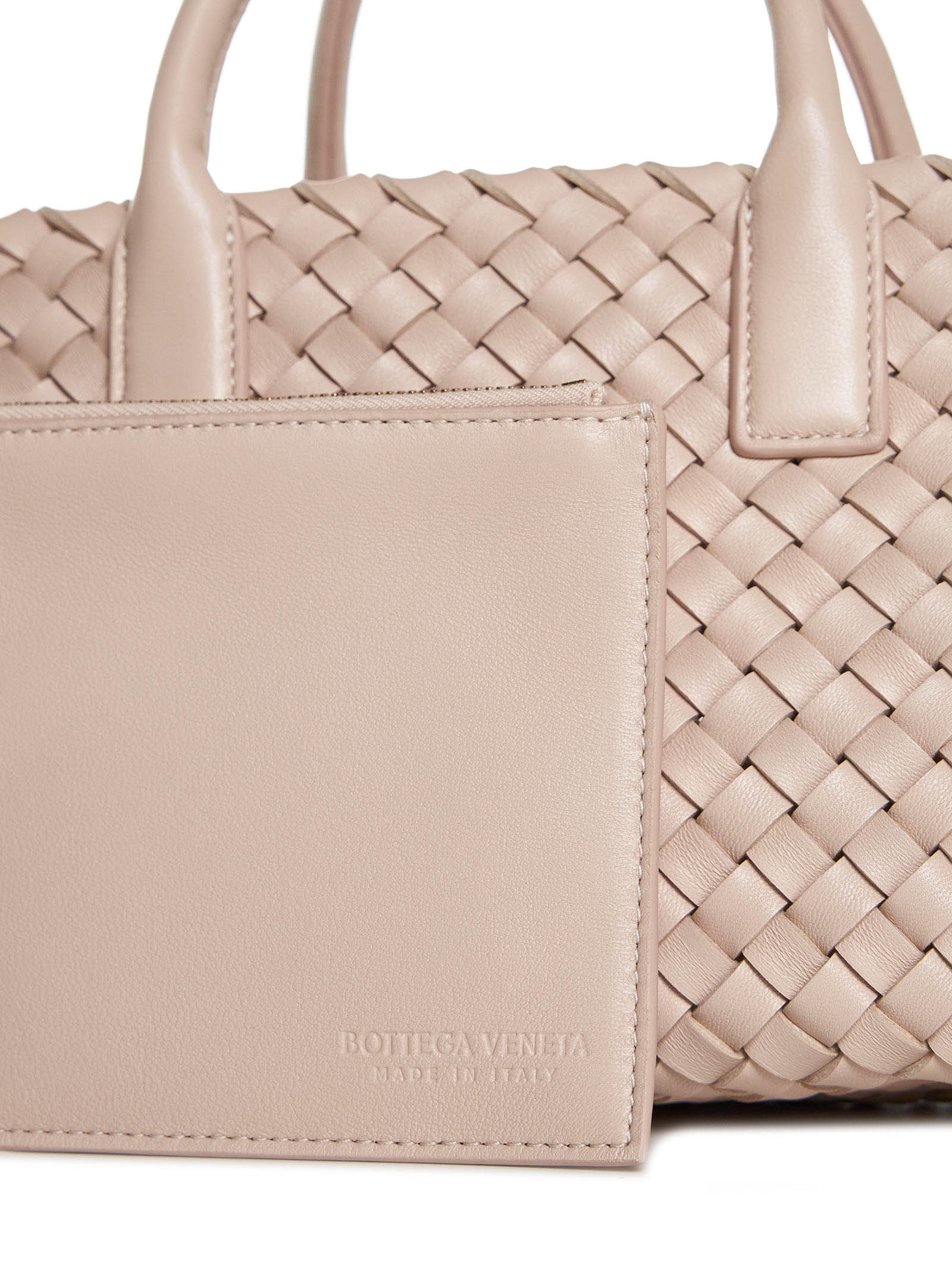 Bottega Veneta Women Cabat Intreccio Leather Mini Bag - 4