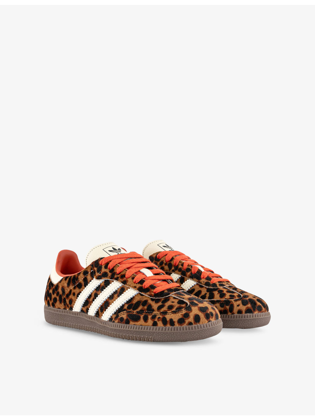 Samba OG Leopard-Print Leather Low-Top Trainers - 3