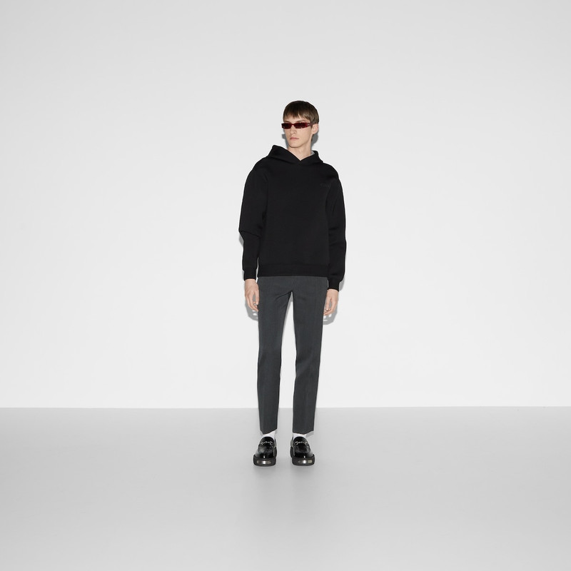 GUCCI Viscose jersey hooded sweatshirt outlook