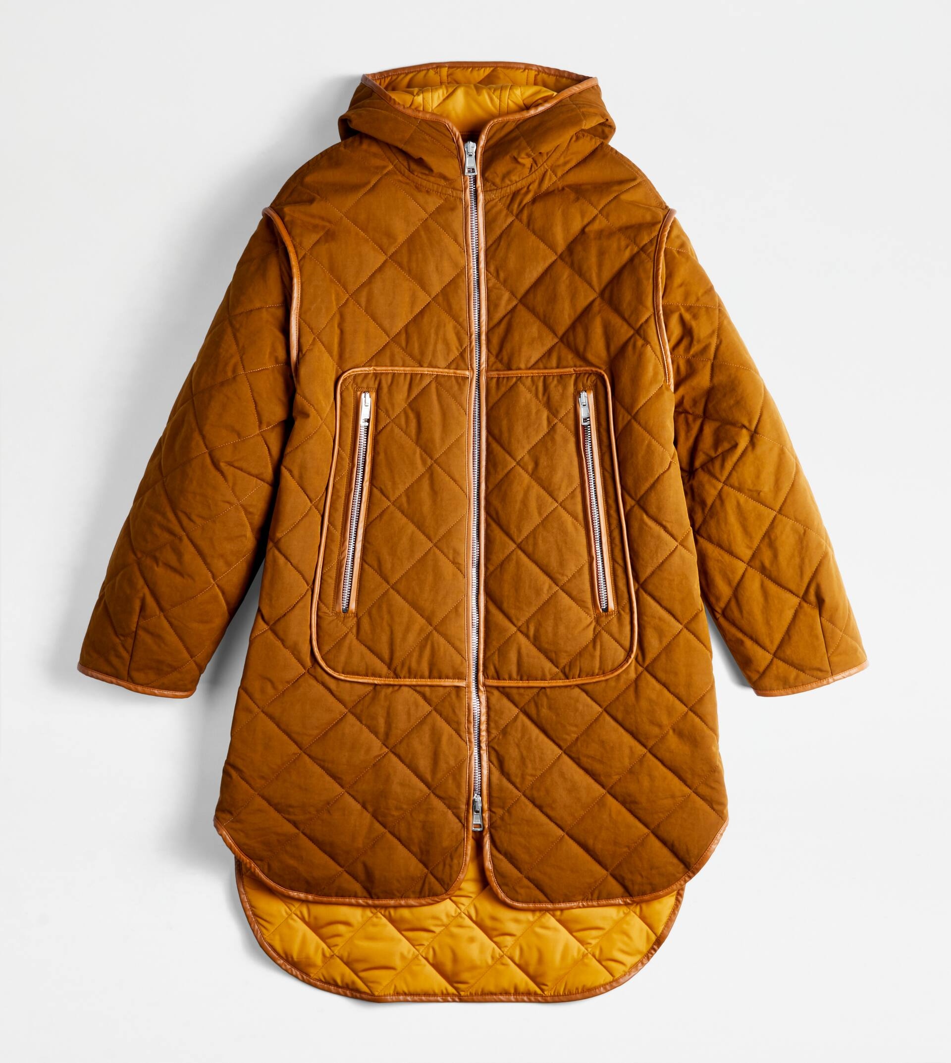 TOD'S QUILTED COAT - 1