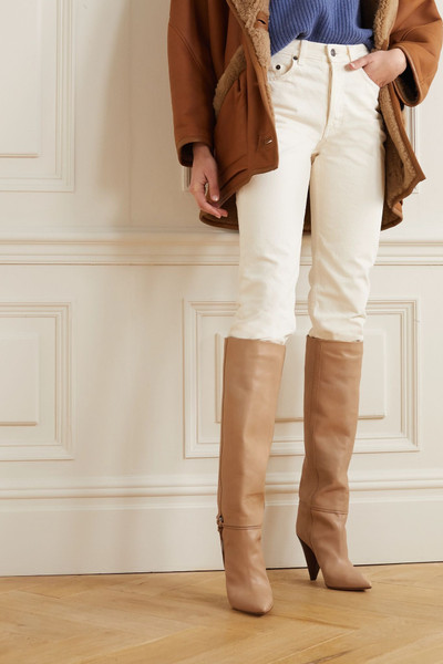 Isabel Marant Lazu leather knee boots outlook