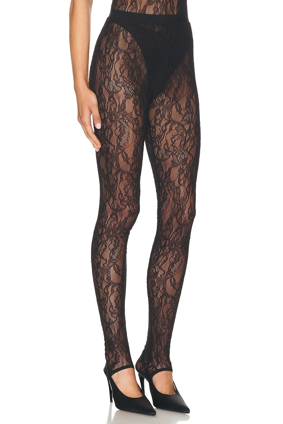 Lace Stirrup Legging - 2