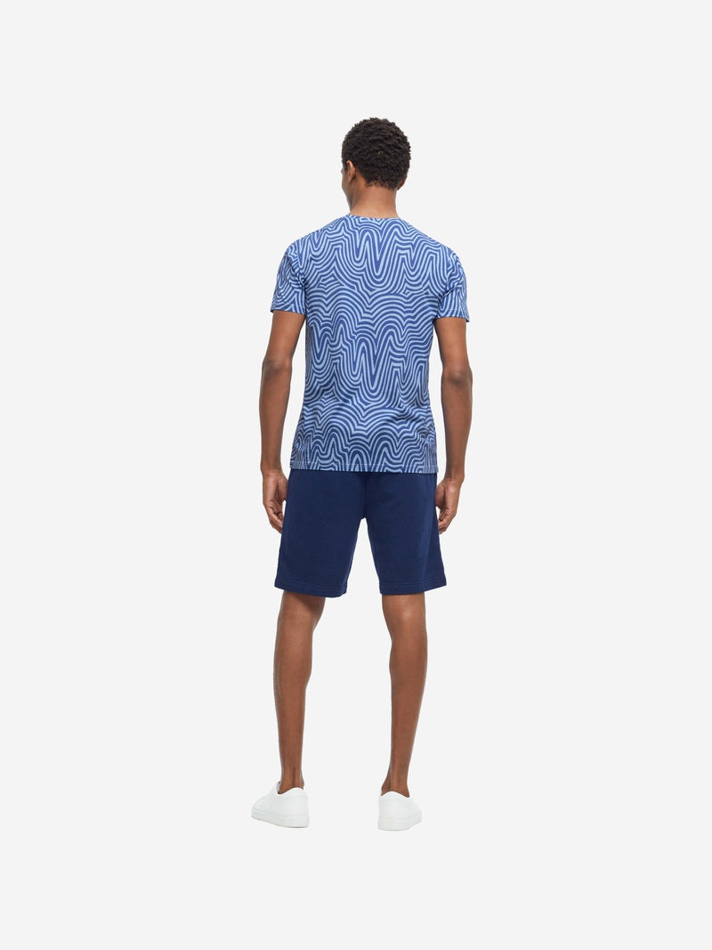 Men's T-Shirt Robin 11 Pima Cotton Blue - 3
