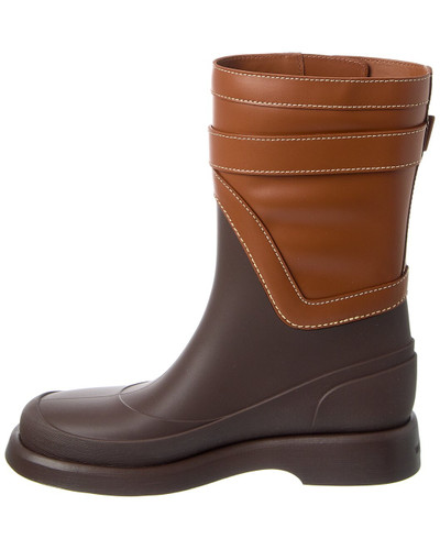 Valentino Valentino VLogo Rubber & Leather Rain Boot outlook