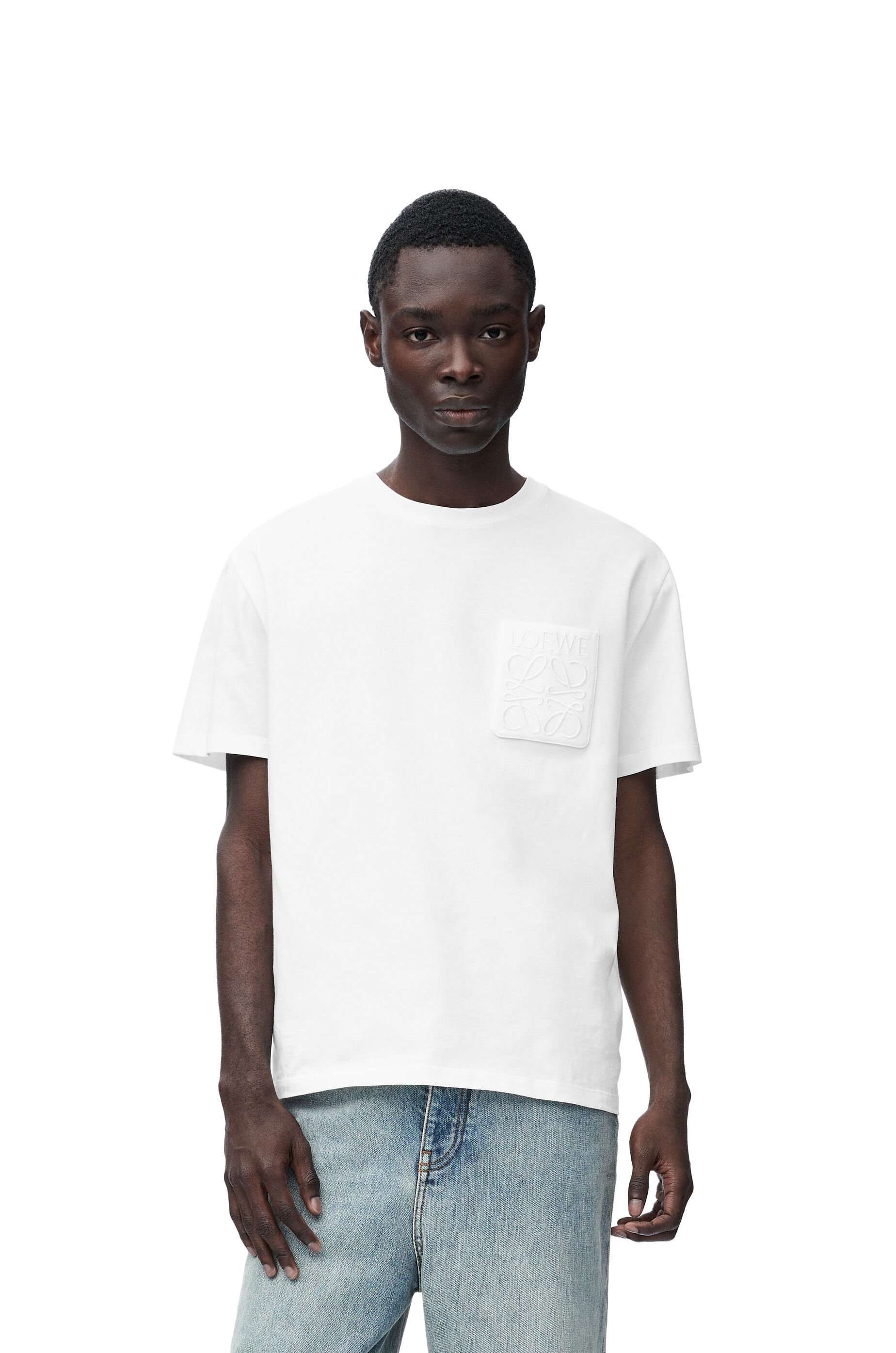 【関税&送料込】Loewe Relaxed-Fit Cotton T-Shirt Loewe Relaxed fit T-shirt in cotton | REVERSIBLE