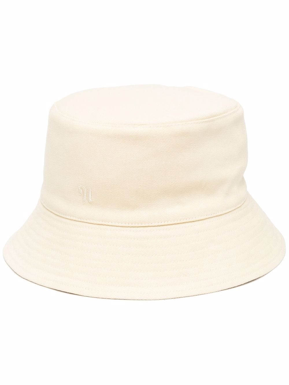 embroidered-logo bucket hat - 1