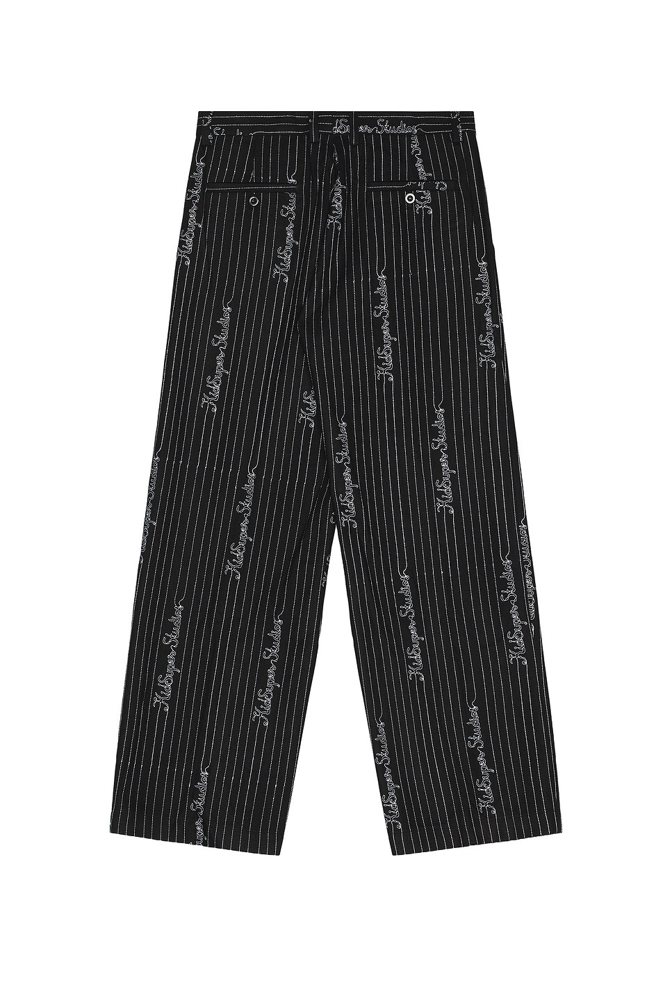 Embroidered Ks Pinstripe Suit Bottom - 2