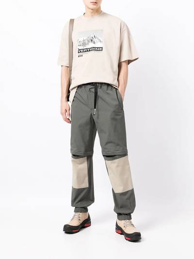 MSGM removable legs straight trousers outlook