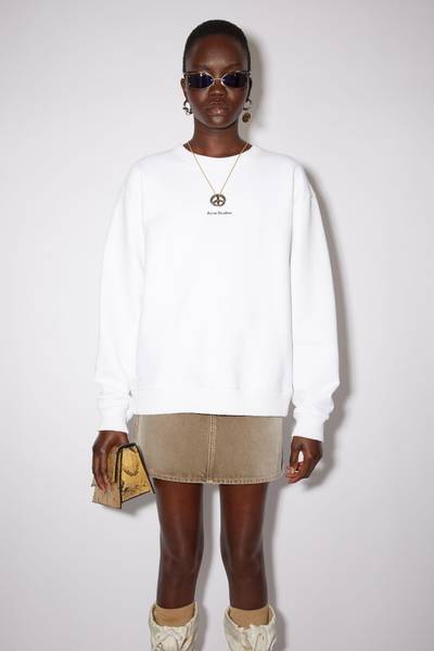 Acne Studios Crew neck sweatshirt - Optic White outlook