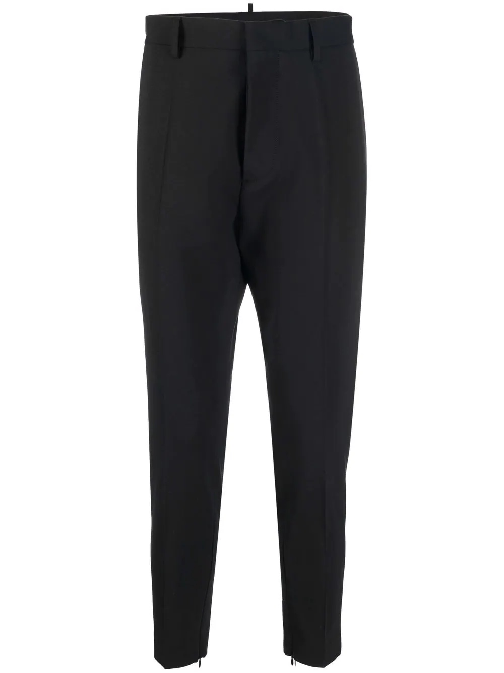 high-waisted slim trousers - 1