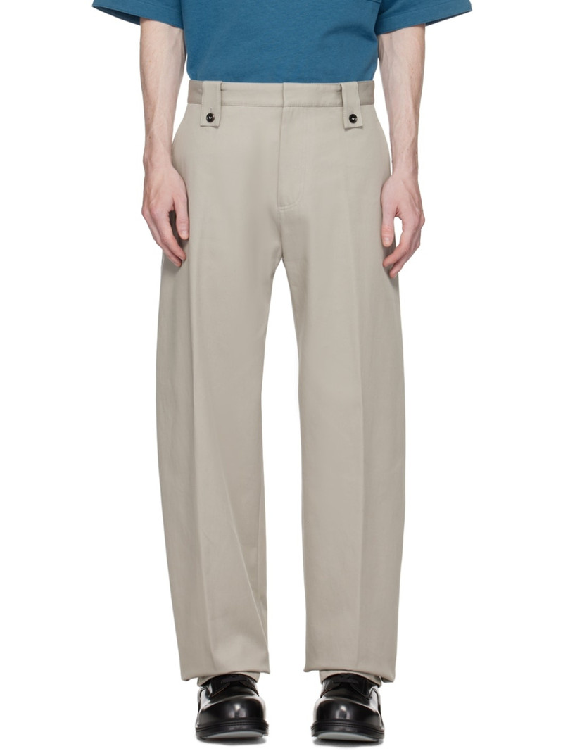 Gray Three-Pocket Trousers 1