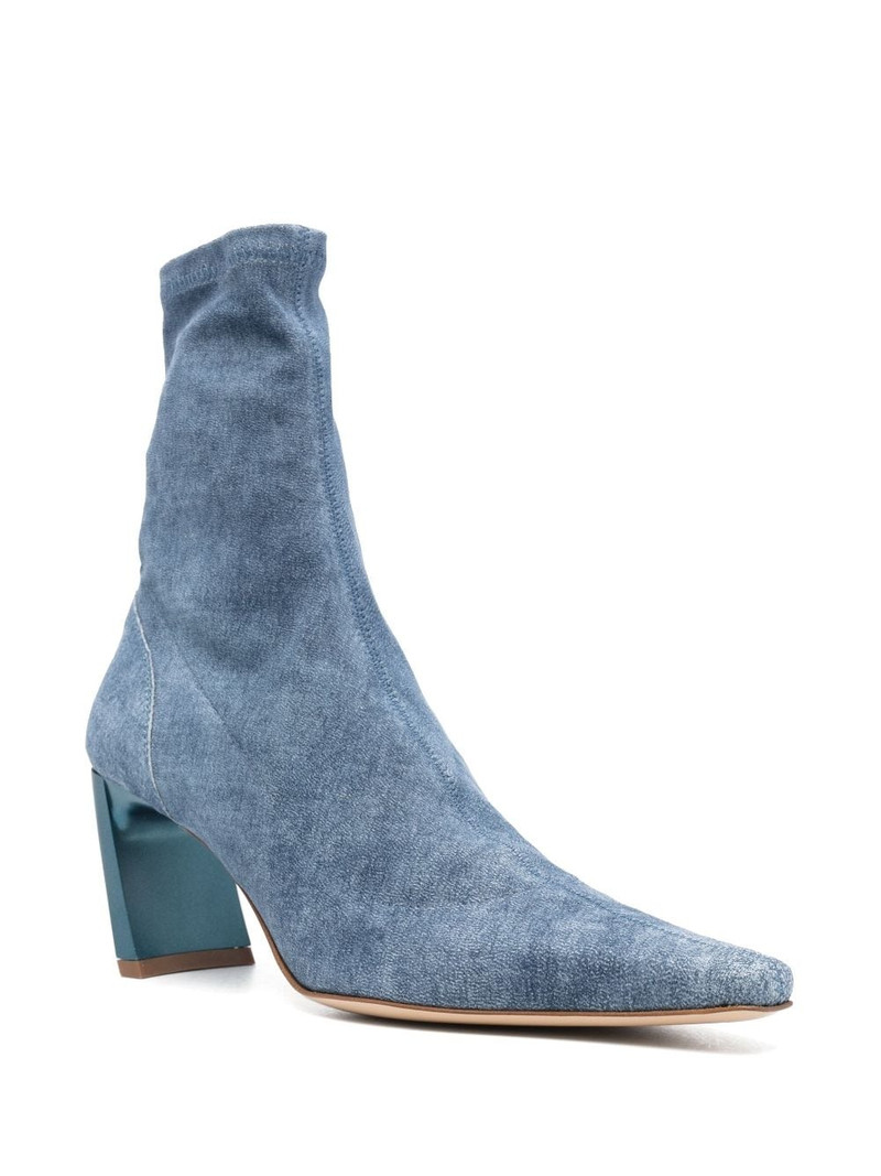KNWLS Serpent 80mm leather boots outlook