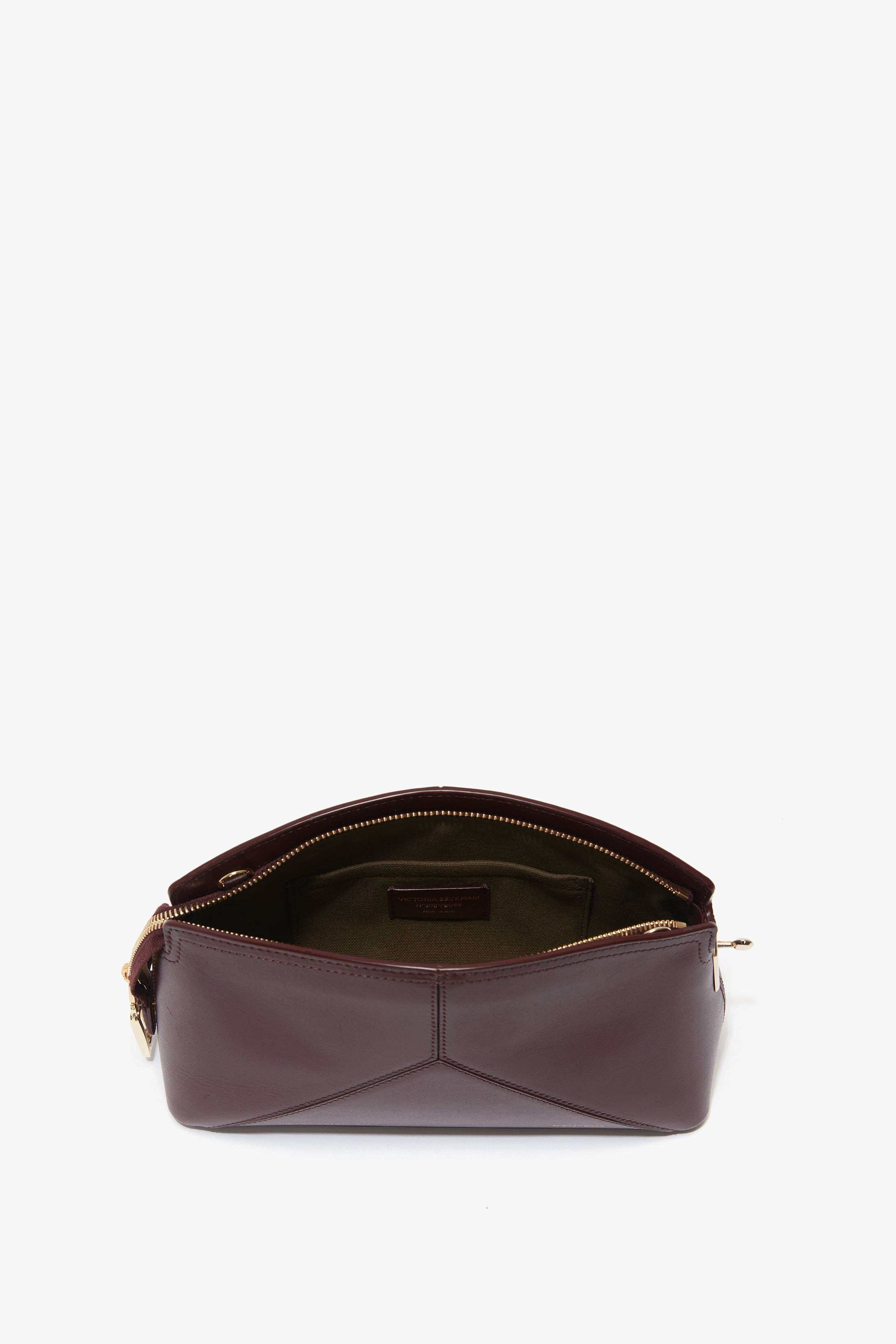 Victoria Cross Body In Burgundy Leather - 5