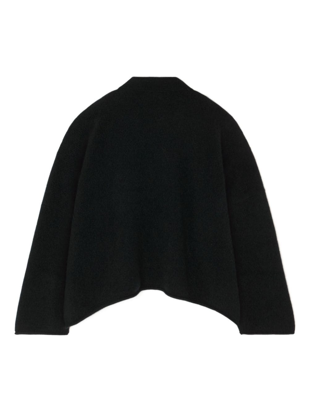 knitted cashmere-blend polo shirt - 6