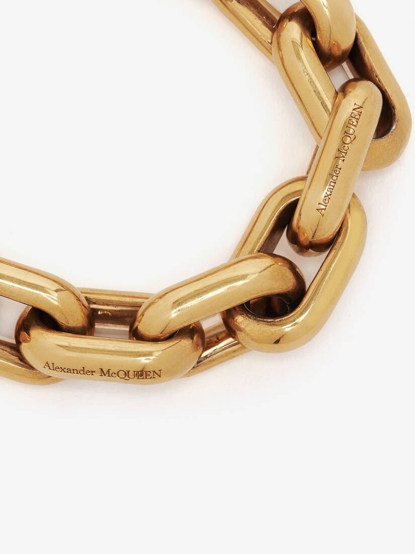 Women's Peak Chain Bracelet in Antique Gold - 2