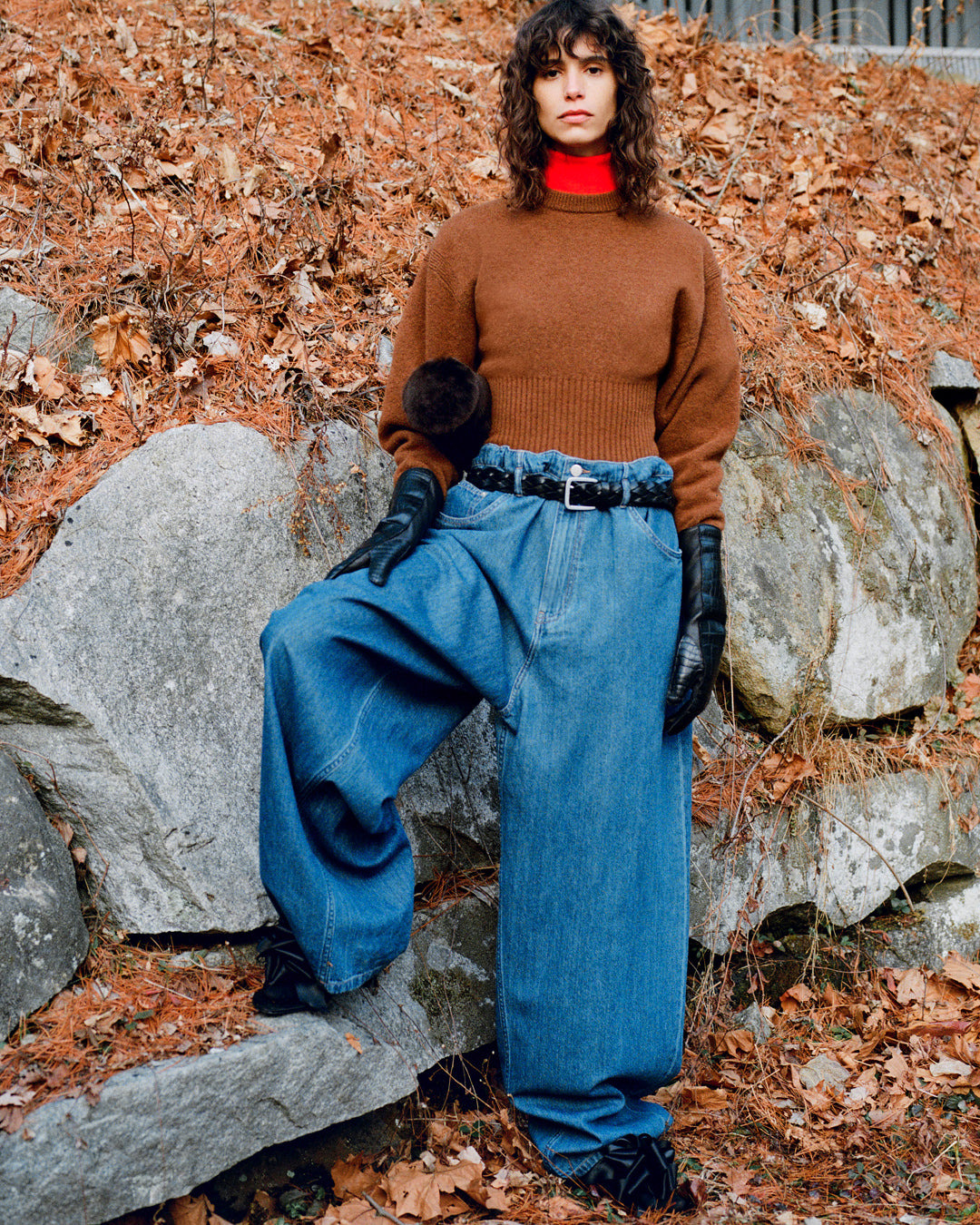 Randi Top in Boiled Wool - 7