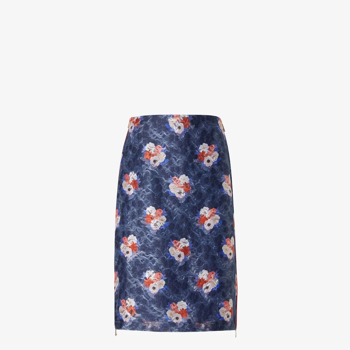 Skirt Dark blue organza lace skirt - 1