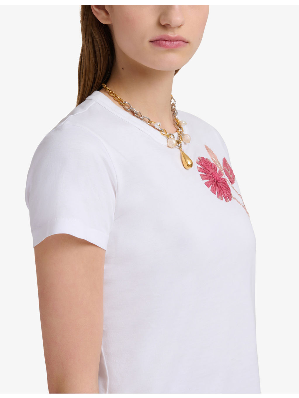 Symbol Logo Brass Necklace - 2