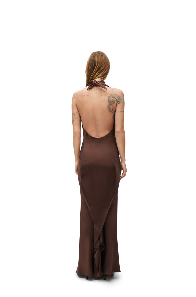 Scarf dress in silk 3