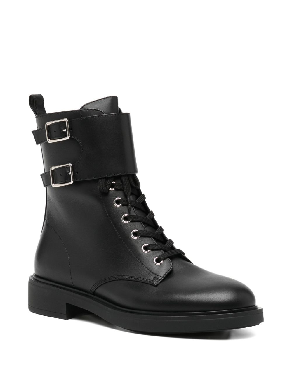 Ripley buckle leather abkle boots - 2