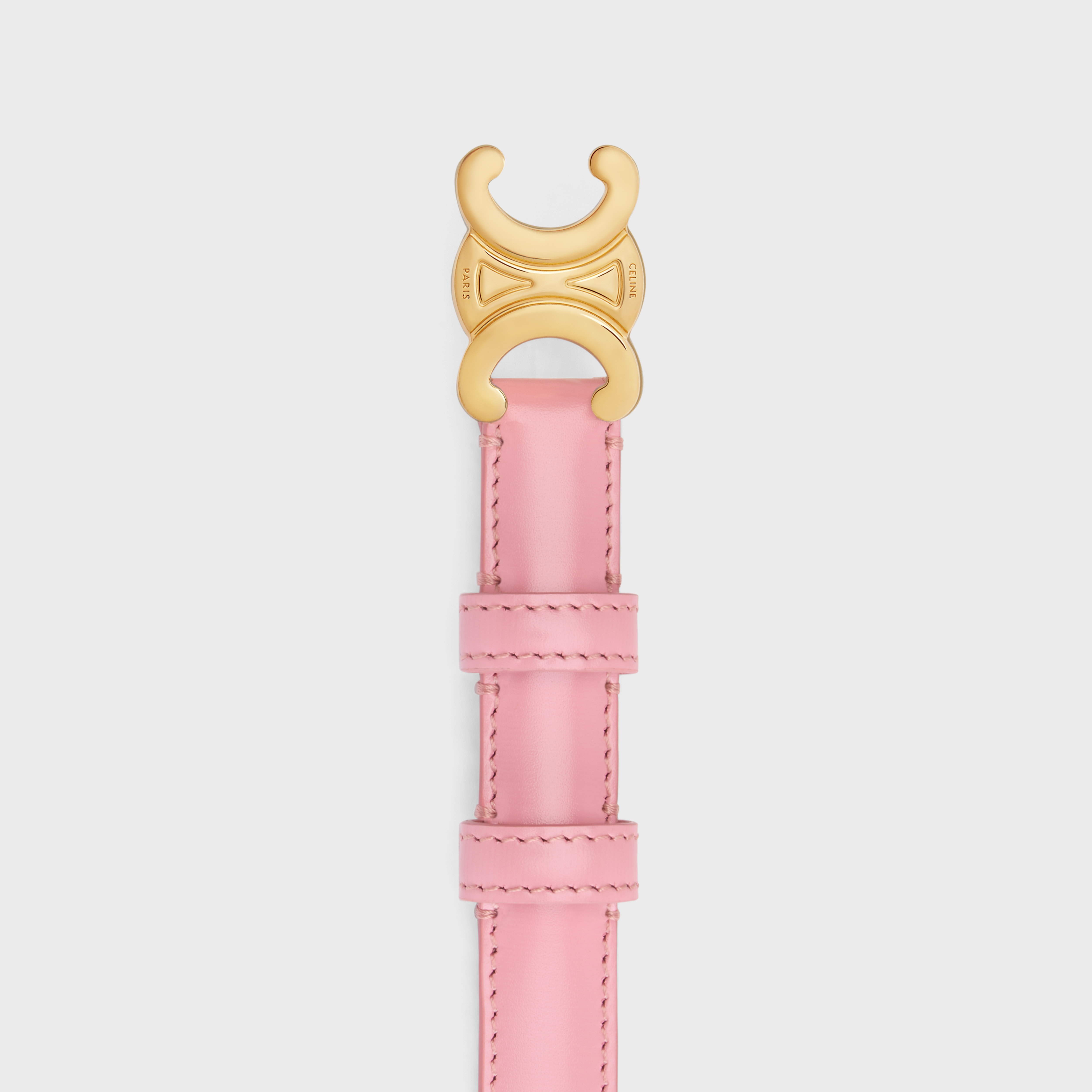 Small Triomphe Belt in Taurillon Leather - 2