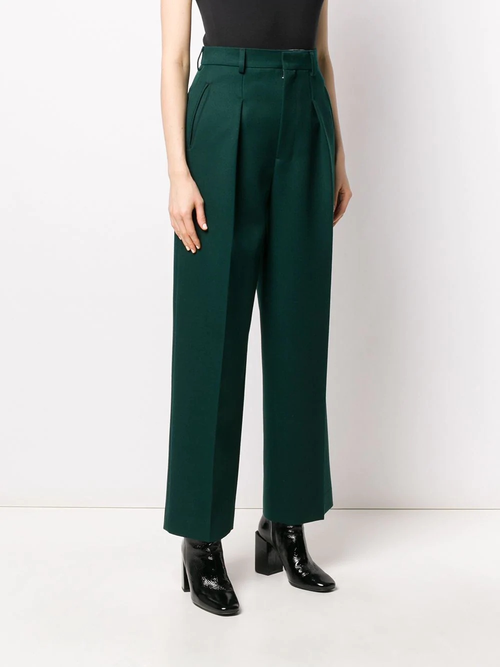 straight-leg tailored trousers - 3